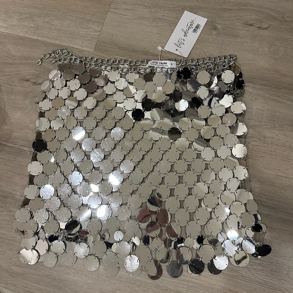 Brand new 12th tribe disco skirt size small